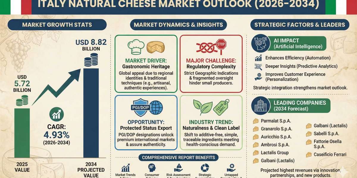 Italy Natural Cheese Market Growth Insights and Future Opportunities 2034