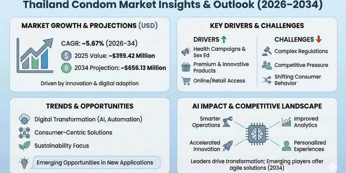 Thailand Condom Market Analysis, Challenges, and Future Growth 2034