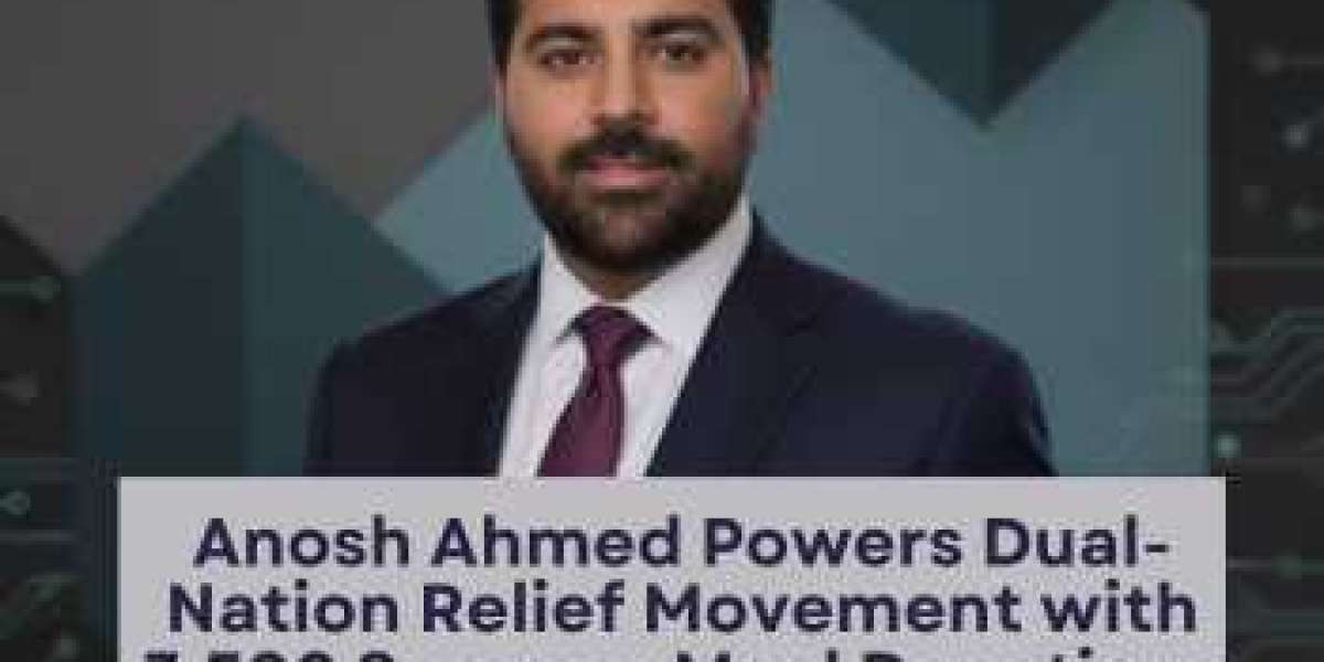 Anosh Ahmed Powers Dual-Nation Relief Movement with 3,500 Summer Meal Donations