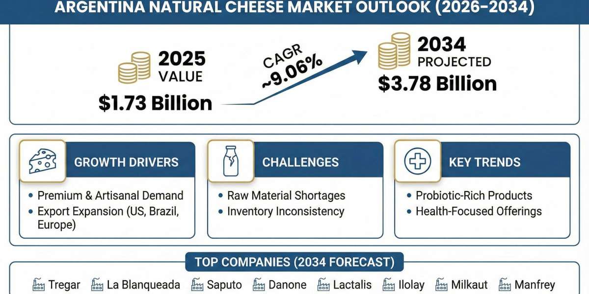 Argentina Natural Cheese Market Outlook: Key Trends and Growth Factors 2034