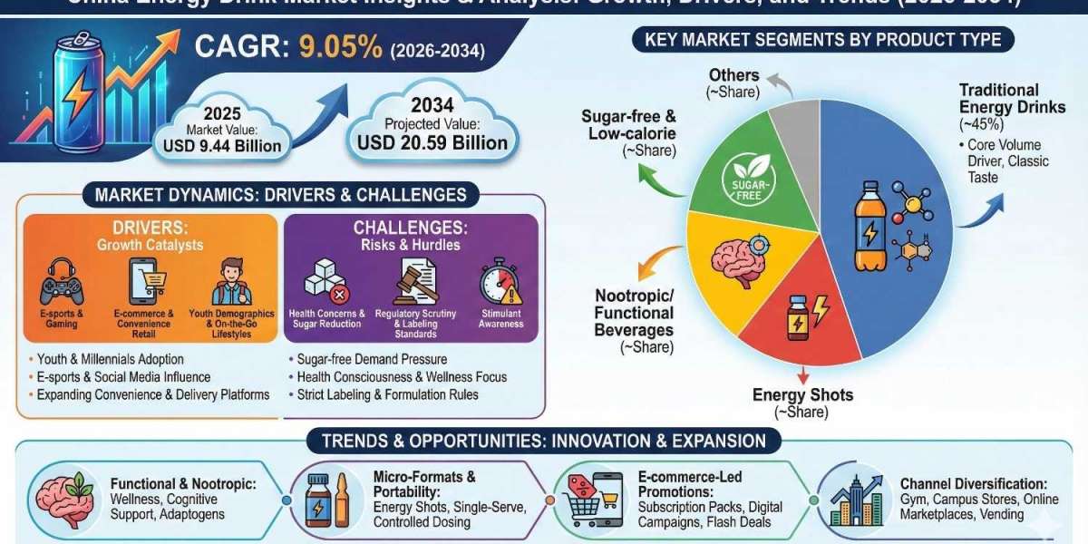 China Energy Drink Market Growth Insights and Future Opportunities 2034