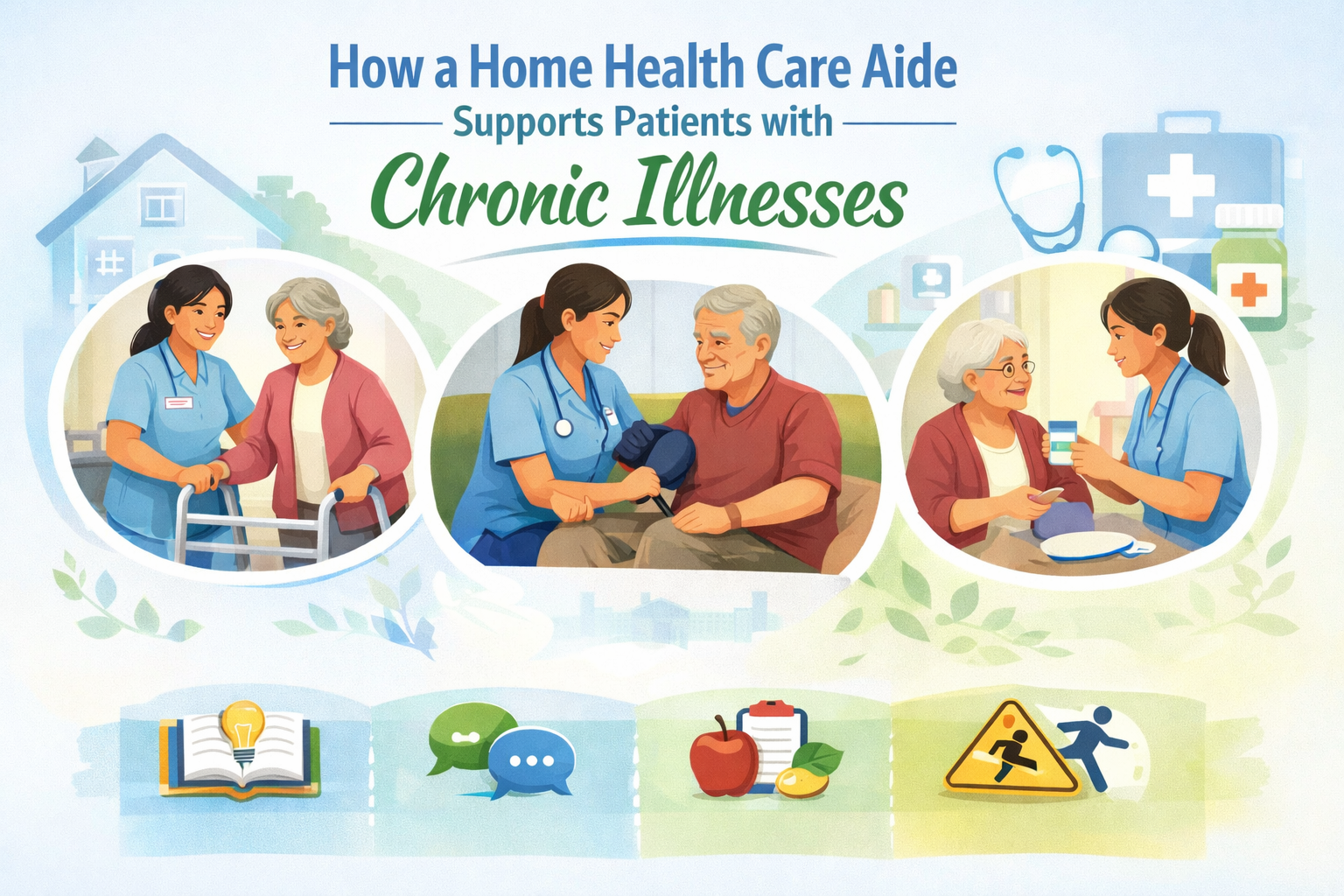 How a Home Health Care Aide Supports Patients with Chronic Illnesses