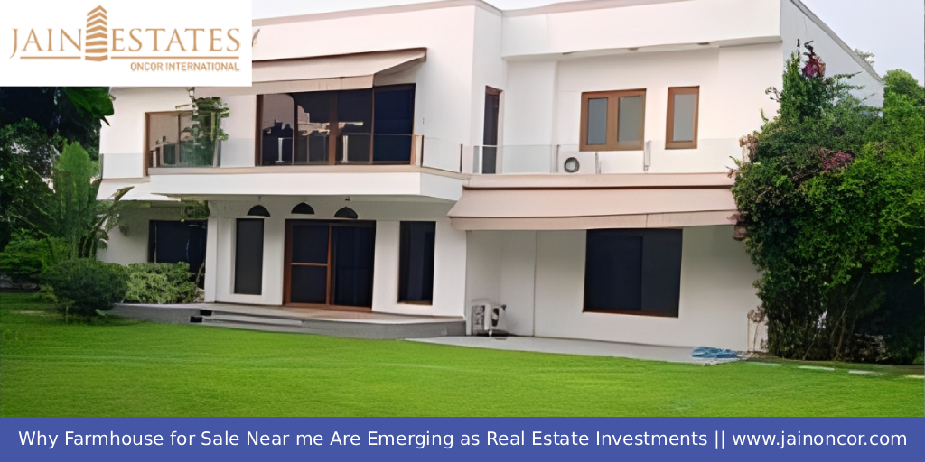 Why Farmhouse for Sale Near me Are Emerging as Real Estate Investments