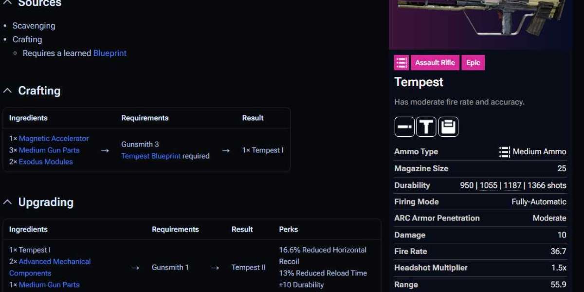 Arc Raiders Tempest Guide: Best Loadouts and Blueprint Farming Locations