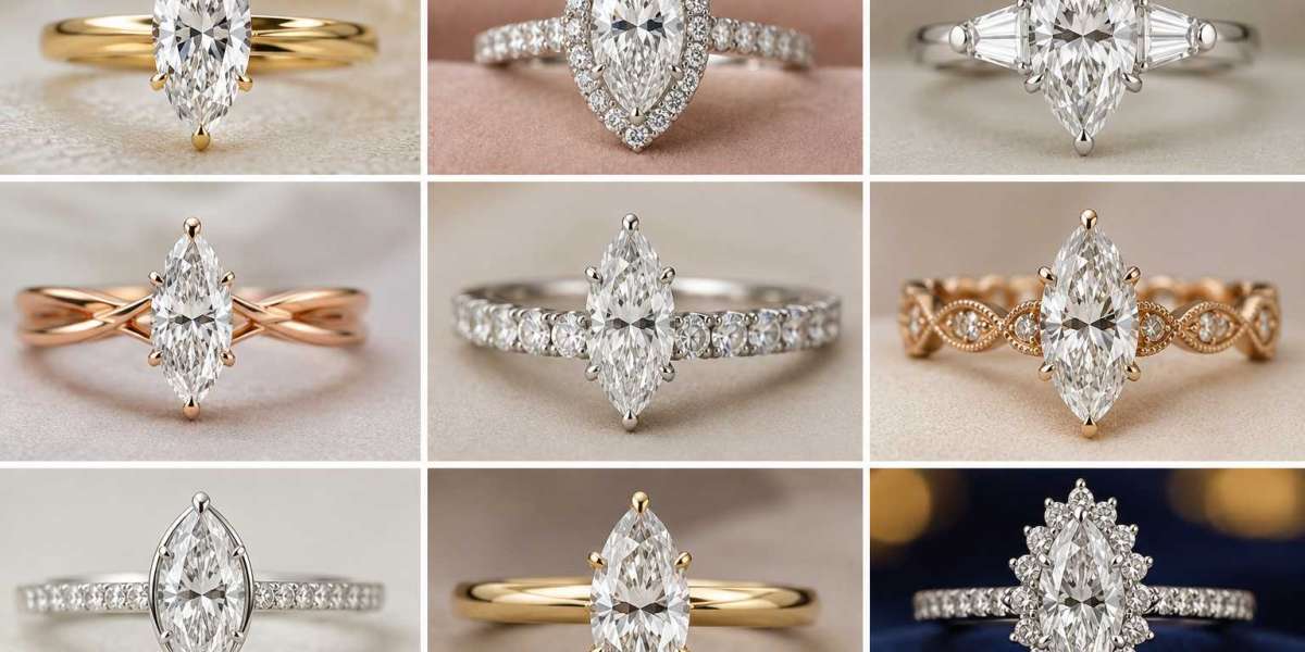 The Ultimate Guide to Marquise Diamond Rings: Elegance and Style Explained