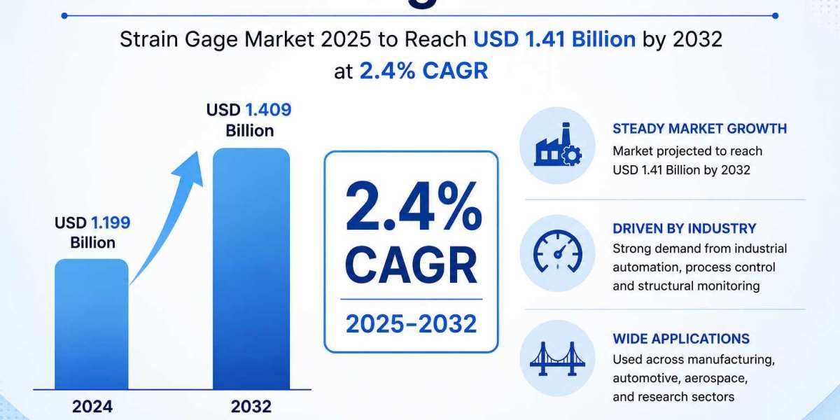 Strain Gage Market 2025 to Reach USD 1.41 Billion by 2032 at 2.4% CAGR