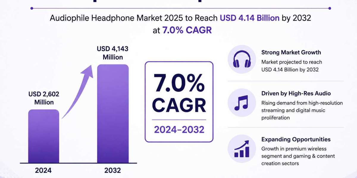 Audiophile Headphone Market 2025 to Reach USD 4.14 Billion by 2032 at 7.0% CAGR
