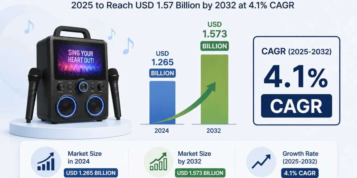 Karaoke Machines Market 2025 to Reach USD 1.57 Billion by 2032 at 4.1% CAGR