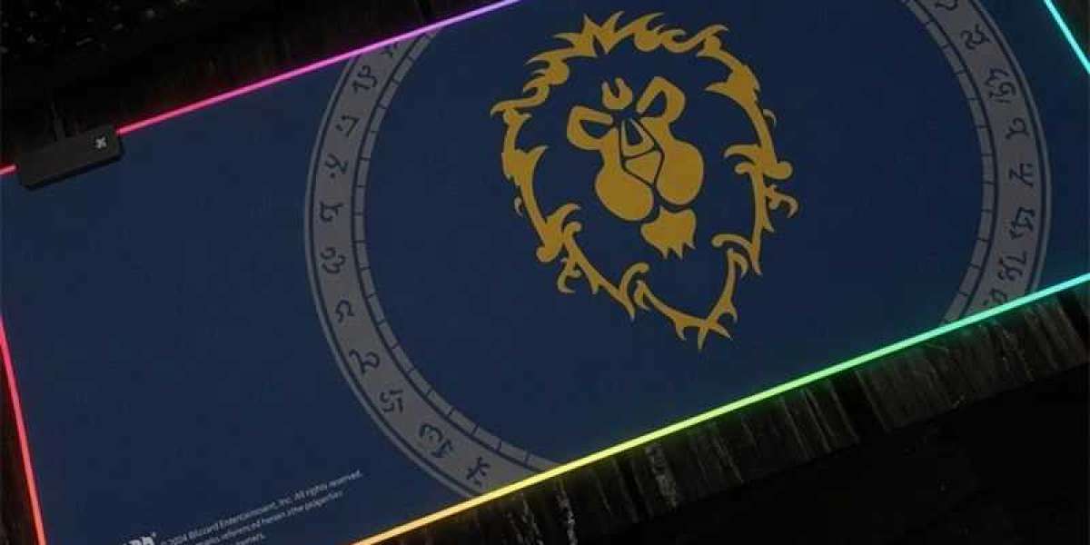 Defend Stormwind With This Timeless wow Alliance RGB Desk Mat