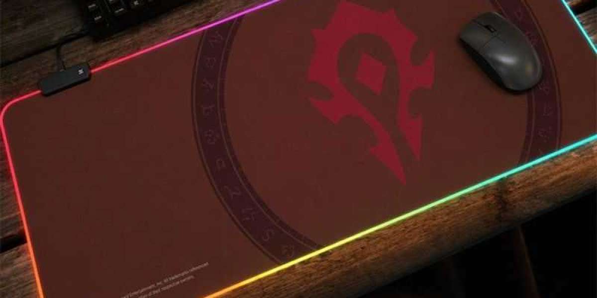 Stand For The Horde With This Classic wow Horde RGB Desk Mat