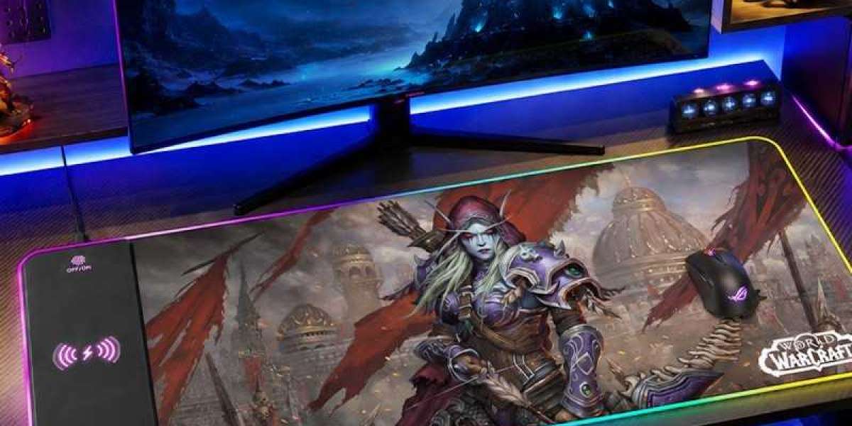 Honor Sylvanas Windrunner With This Wireless Charging wow RGB Desk Mat
