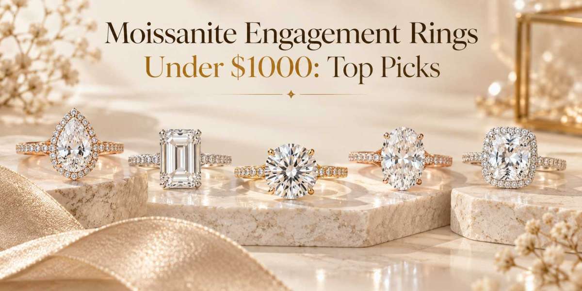 Moissanite Engagement Rings Under $1000: Top Picks